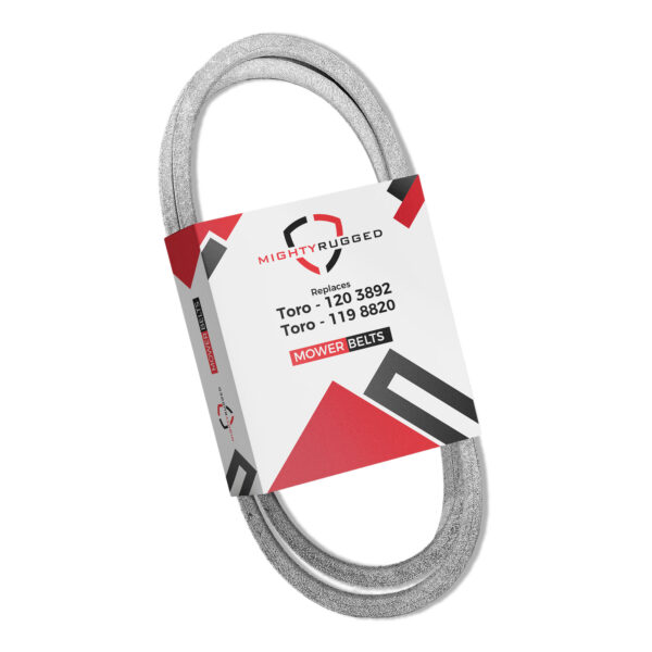 120-3892 Toro Deck Belt Replacement - Belt Length 141.5" - Heavy-Duty, Durable, Aramid Cord for Toro TimeCutter SS5000 and SS5060 50" Deck Mowers Belt - 119-8820 Toro TimeCutter Replacement Belt